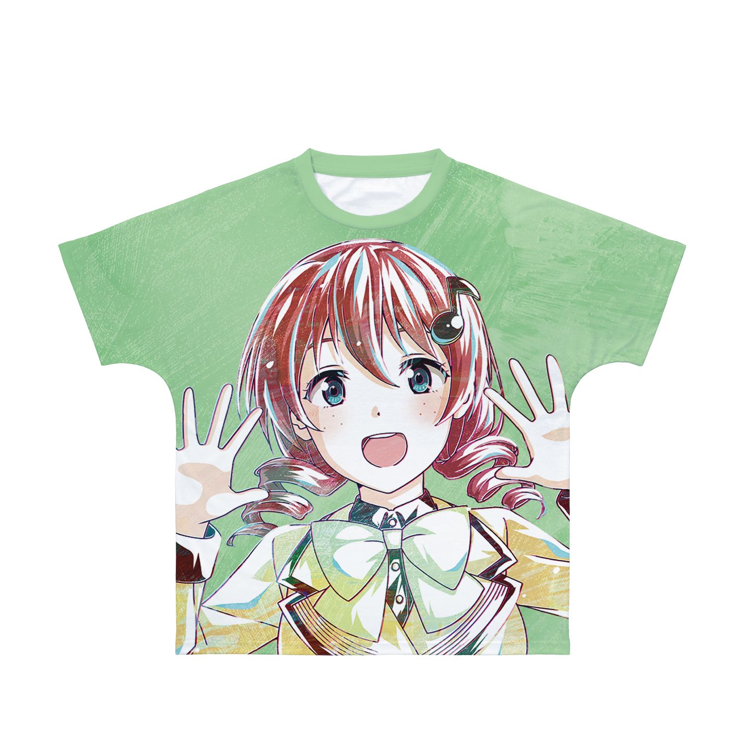 ラブライブ!虹ヶ咲学園スクールアイドル同好会 エマ・ヴェルデ Ani-Art フルグラフィックTシャツユニセックス(サイズ/XS) - official product image | AniSmile