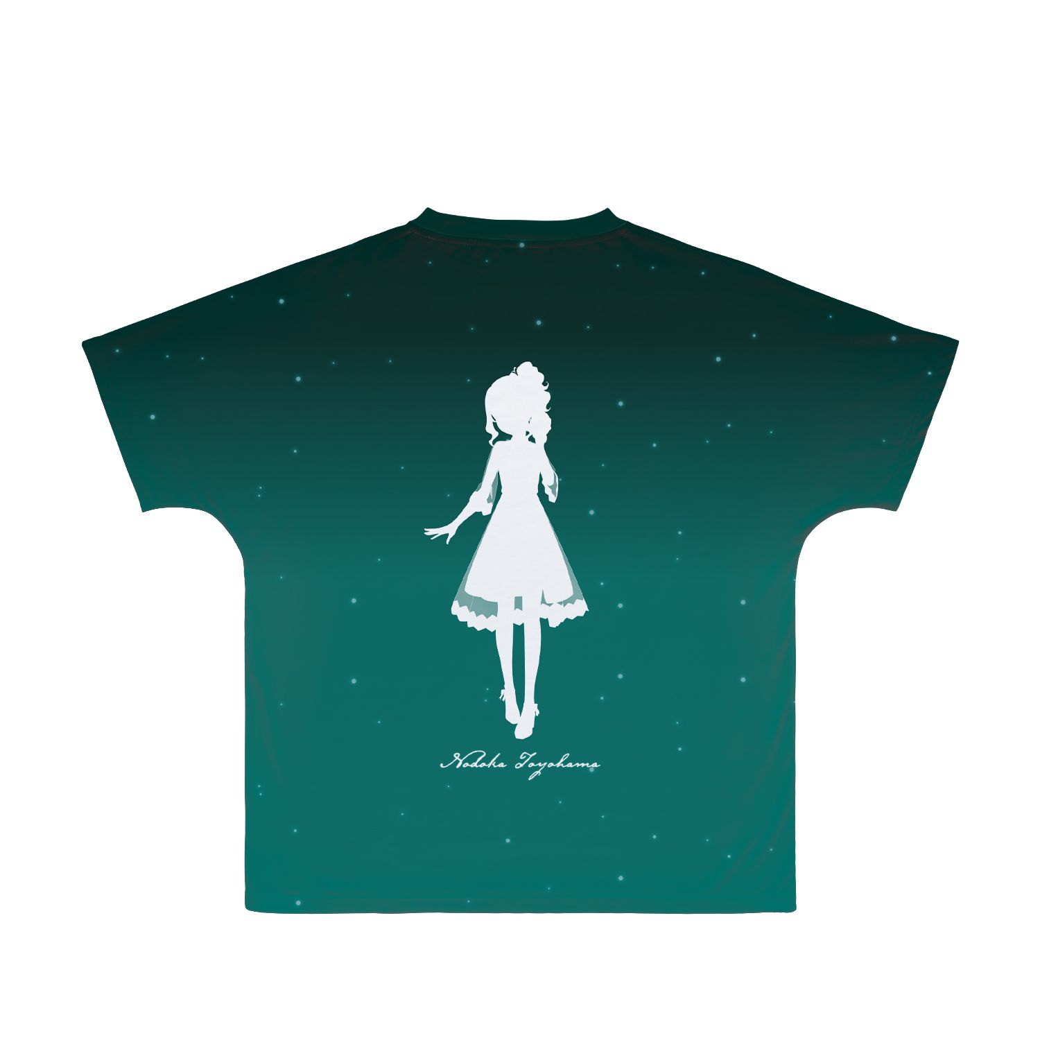 青春ブタ野郎はおでかけシスターの夢を見ない 描き下ろしイラスト 豊浜のどか 星空ドレスver. フルグラフィックTシャツユニセックス(サイズ/L) Image 3 | AniSmile