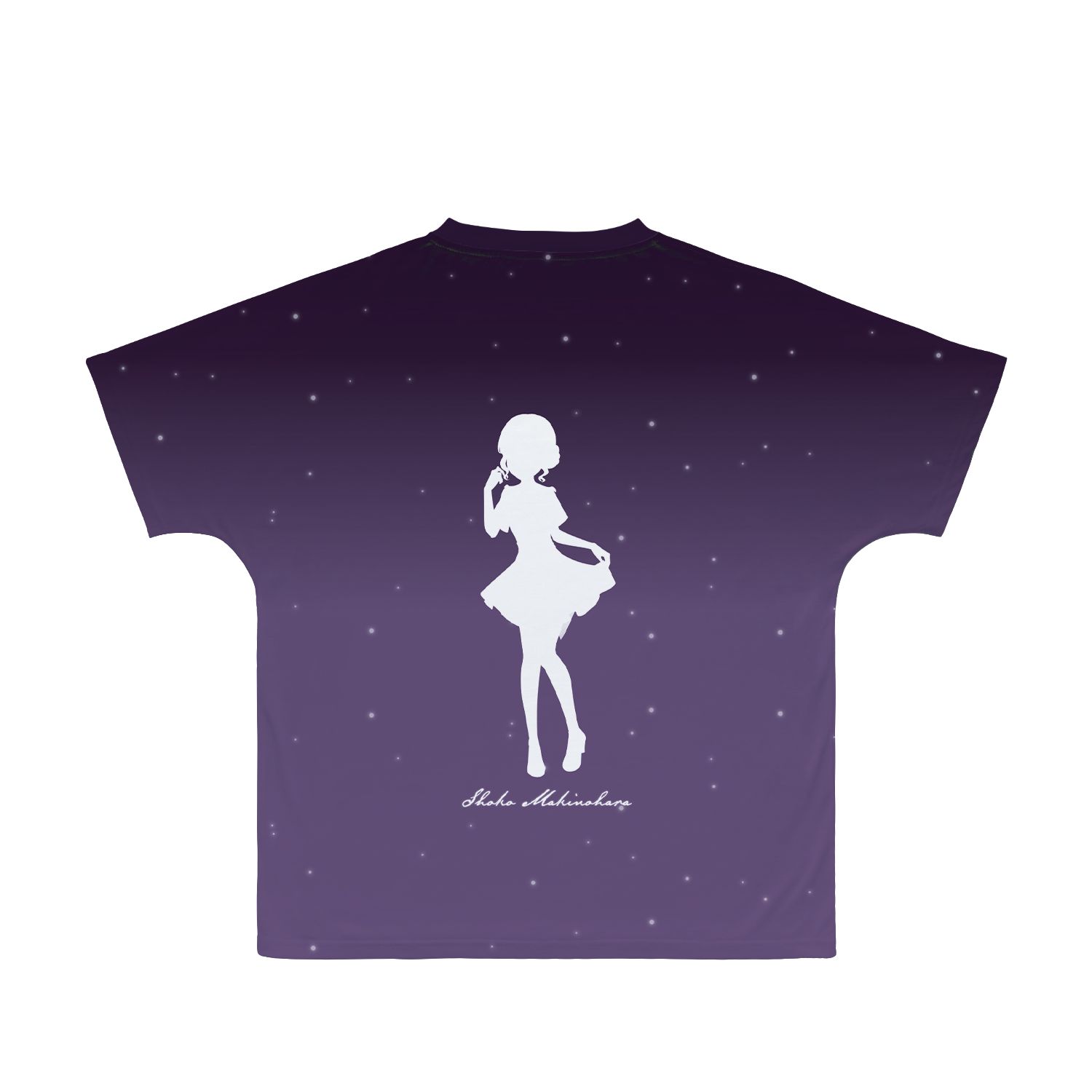 青春ブタ野郎はおでかけシスターの夢を見ない 描き下ろしイラスト 牧之原翔子 星空ドレスver. フルグラフィックTシャツユニセックス(サイズ/M) - official product image | AniSmile