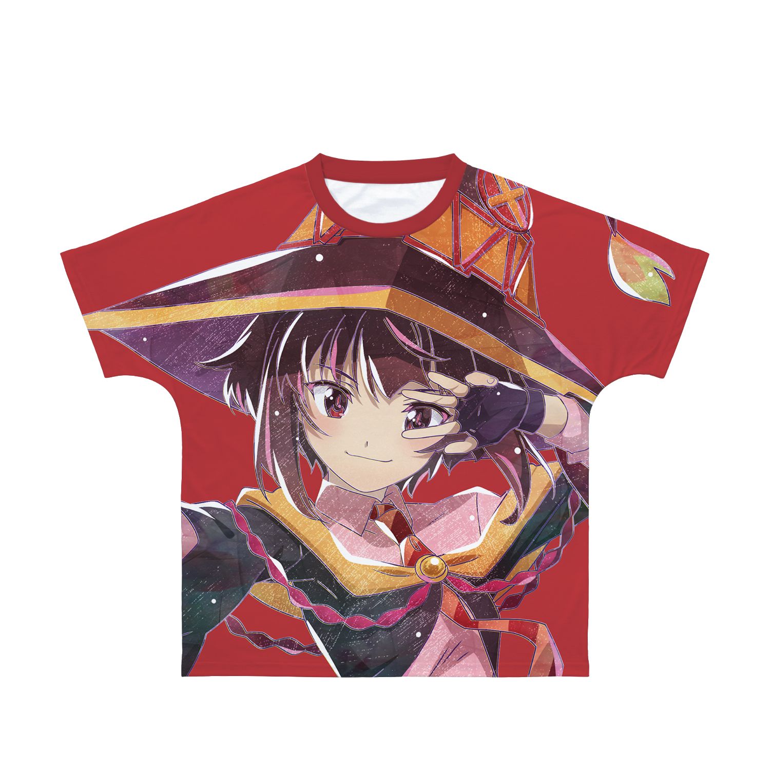 アニメ「この素晴らしい世界に爆焔を!」 めぐみん Ani-Art フルグラフィックTシャツユニセックス(サイズ/M) - 官方商品图片 | AniSmile