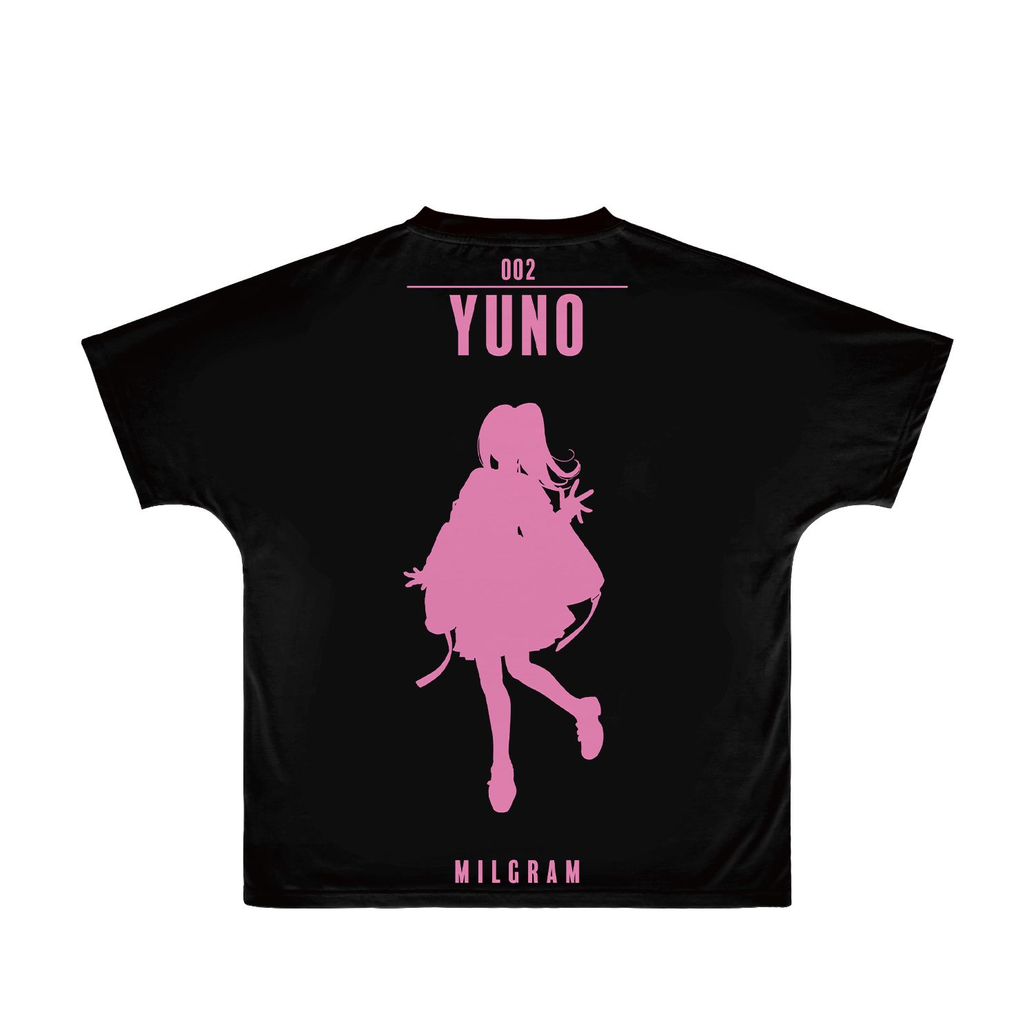 MILGRAM -ミルグラム- ユノ Ani-Art BLACK LABEL フルグラフィックTシャツユニセックス(サイズ/XXL) 图片 2 | AniSmile
