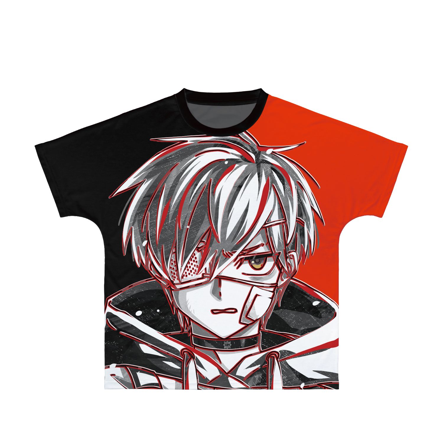 MILGRAM -ミルグラム- フータ Ani-Art BLACK LABEL フルグラフィックTシャツユニセックス(サイズ/S) - AniSmile
