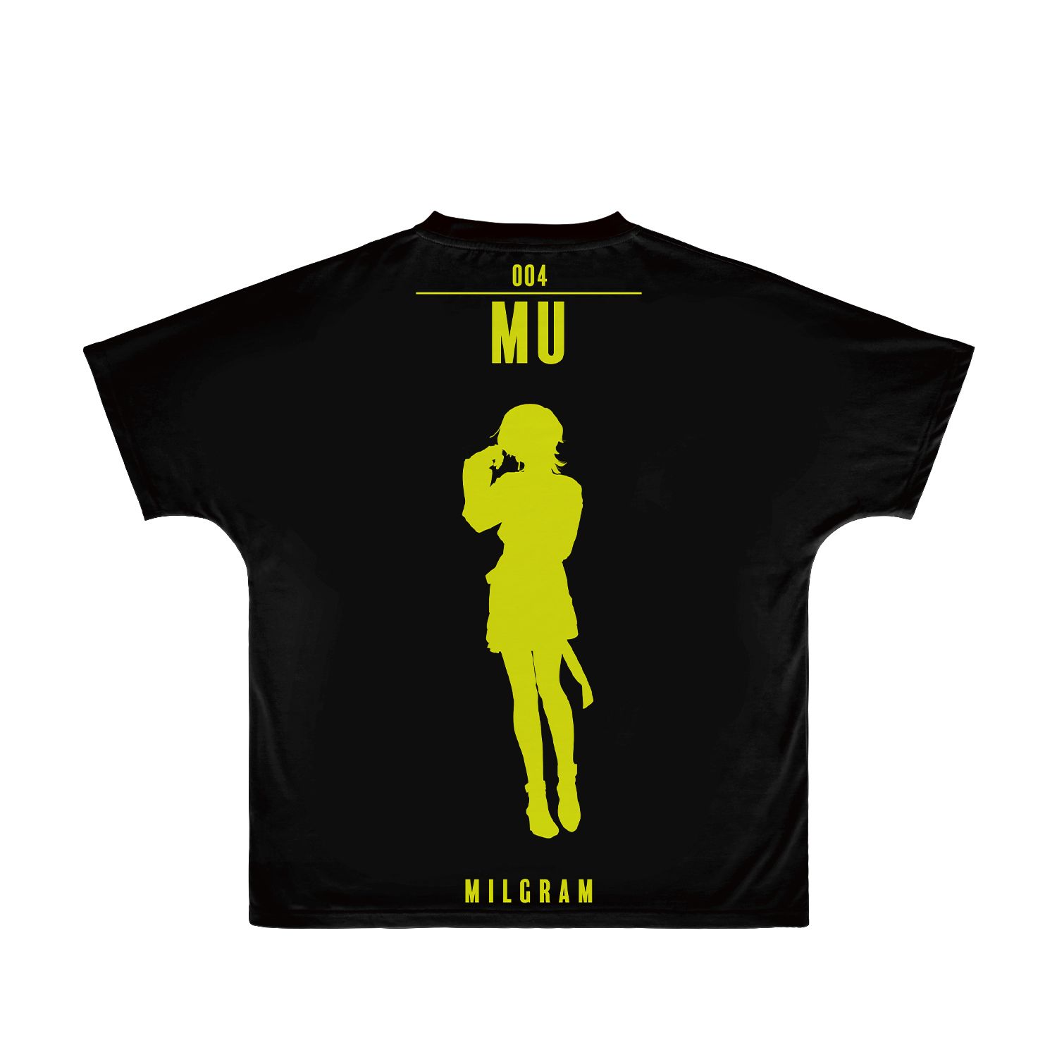 MILGRAM -ミルグラム- ムウ Ani-Art BLACK LABEL フルグラフィックTシャツユニセックス(サイズ/XS) - AniSmile