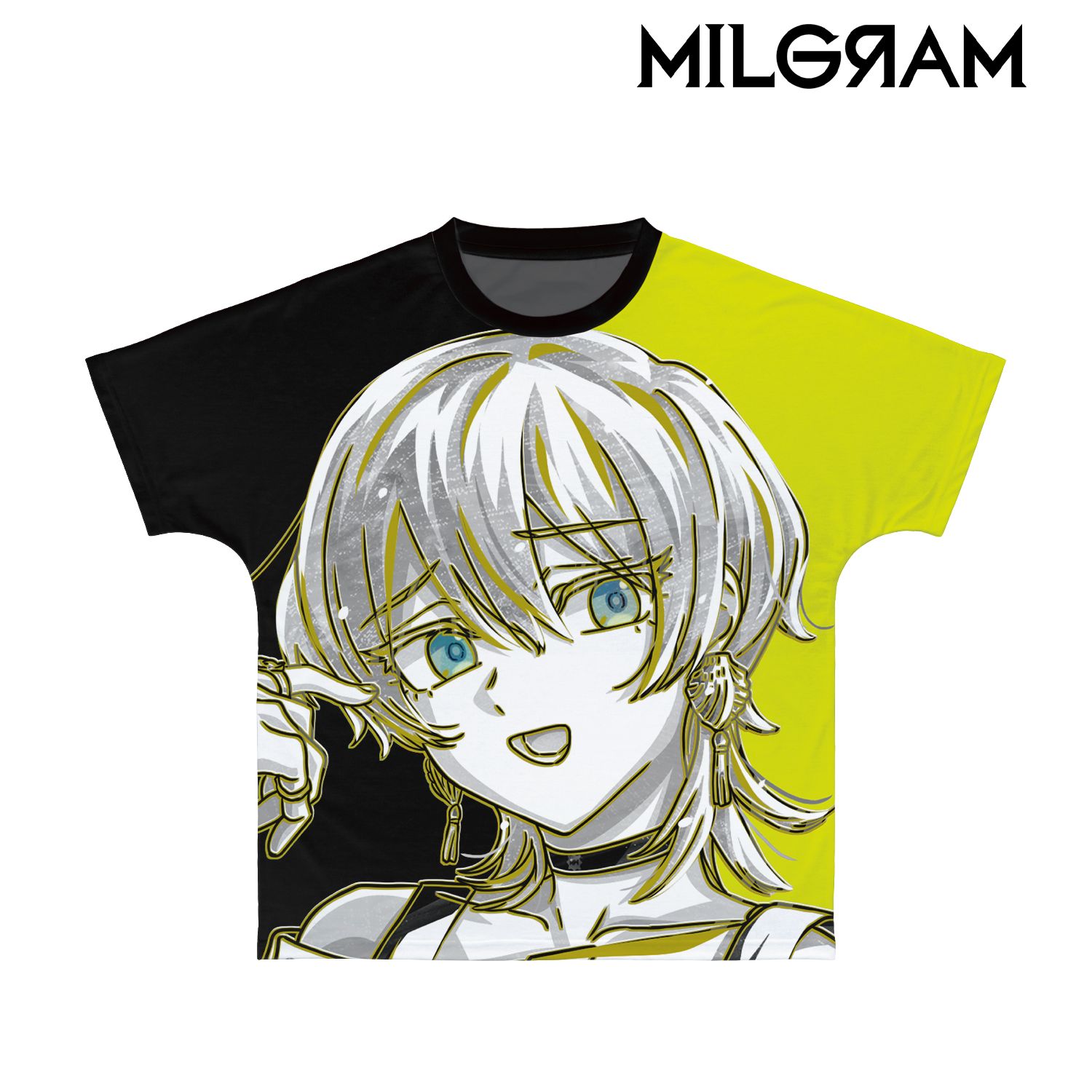 MILGRAM -ミルグラム- ムウ Ani-Art BLACK LABEL フルグラフィックTシャツユニセックス(サイズ/S) Image 3 | AniSmile