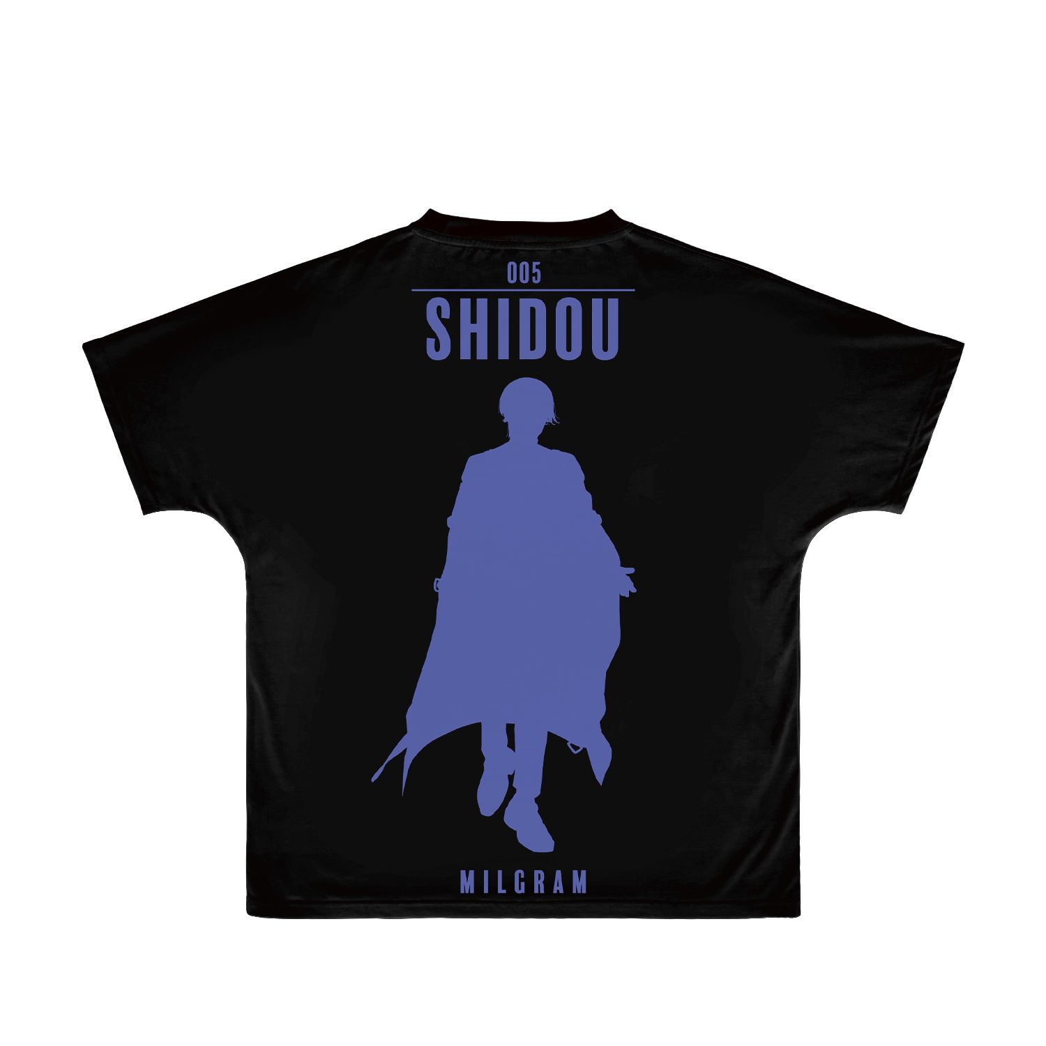 MILGRAM -ミルグラム- シドウ Ani-Art BLACK LABEL フルグラフィックTシャツユニセックス(サイズ/XXS) Image 3 | AniSmile
