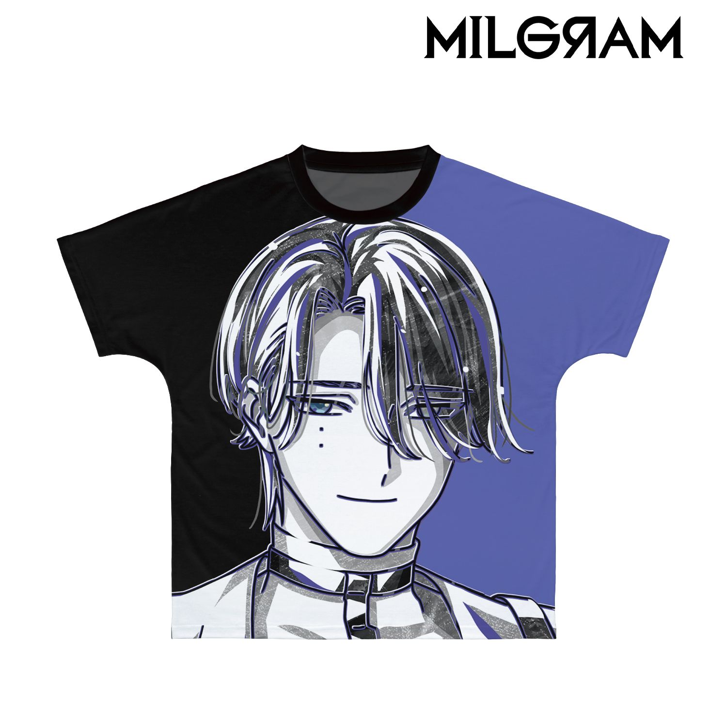 MILGRAM -ミルグラム- シドウ Ani-Art BLACK LABEL フルグラフィックTシャツユニセックス(サイズ/XXL) 画像 3 | AniSmile