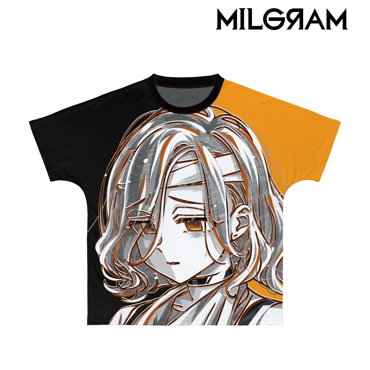 MILGRAM -ミルグラム- マヒル Ani-Art BLACK LABEL フルグラフィックTシャツユニセックス(サイズ/L) Image 3 | AniSmile