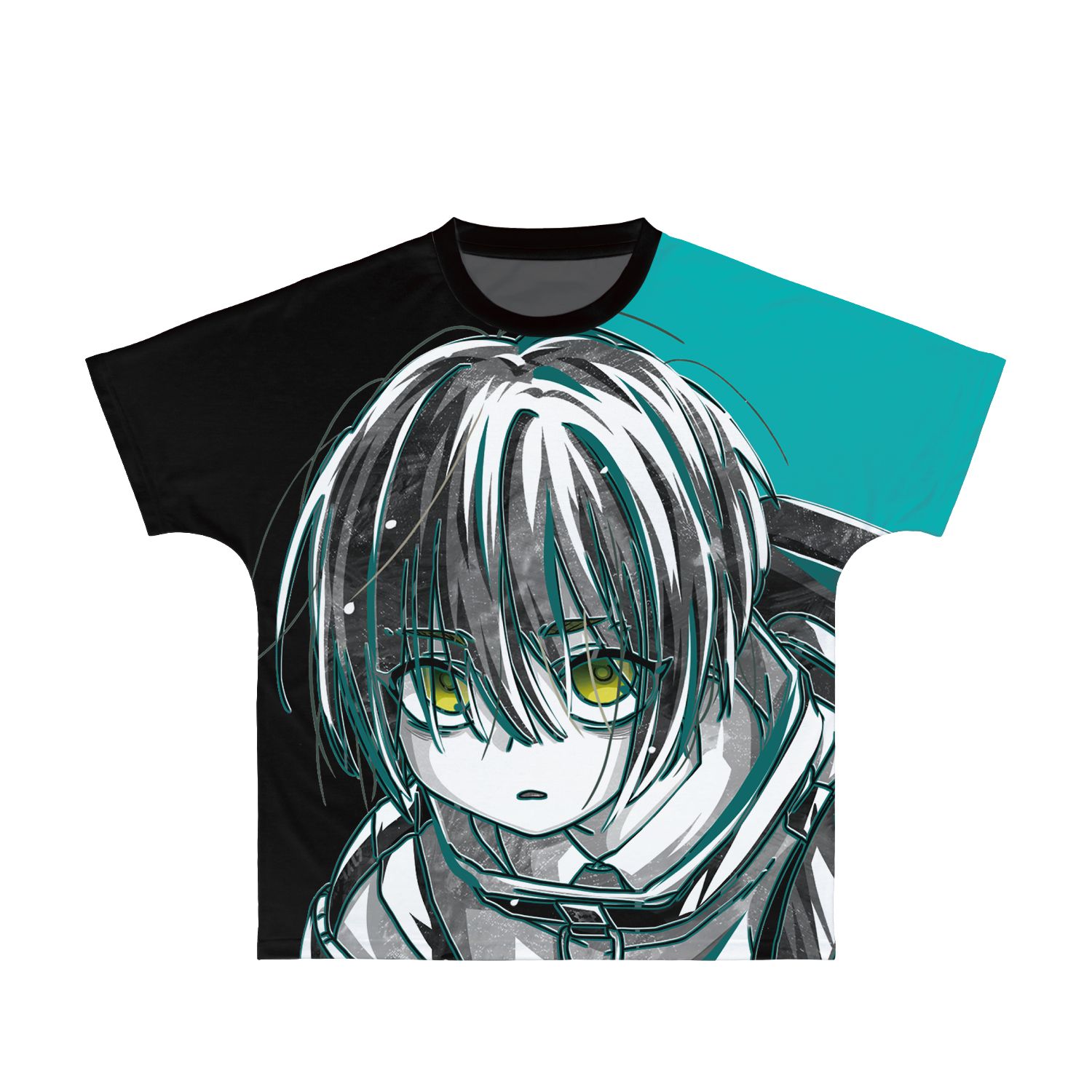MILGRAM -ミルグラム- アマネ Ani-Art BLACK LABEL フルグラフィックTシャツユニセックス(サイズ/XXS) - AniSmile