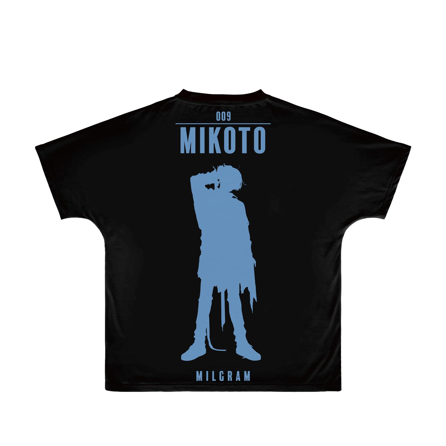 MILGRAM -ミルグラム- ミコト Ani-Art BLACK LABEL フルグラフィックTシャツユニセックス(サイズ/XXS) - AniSmile