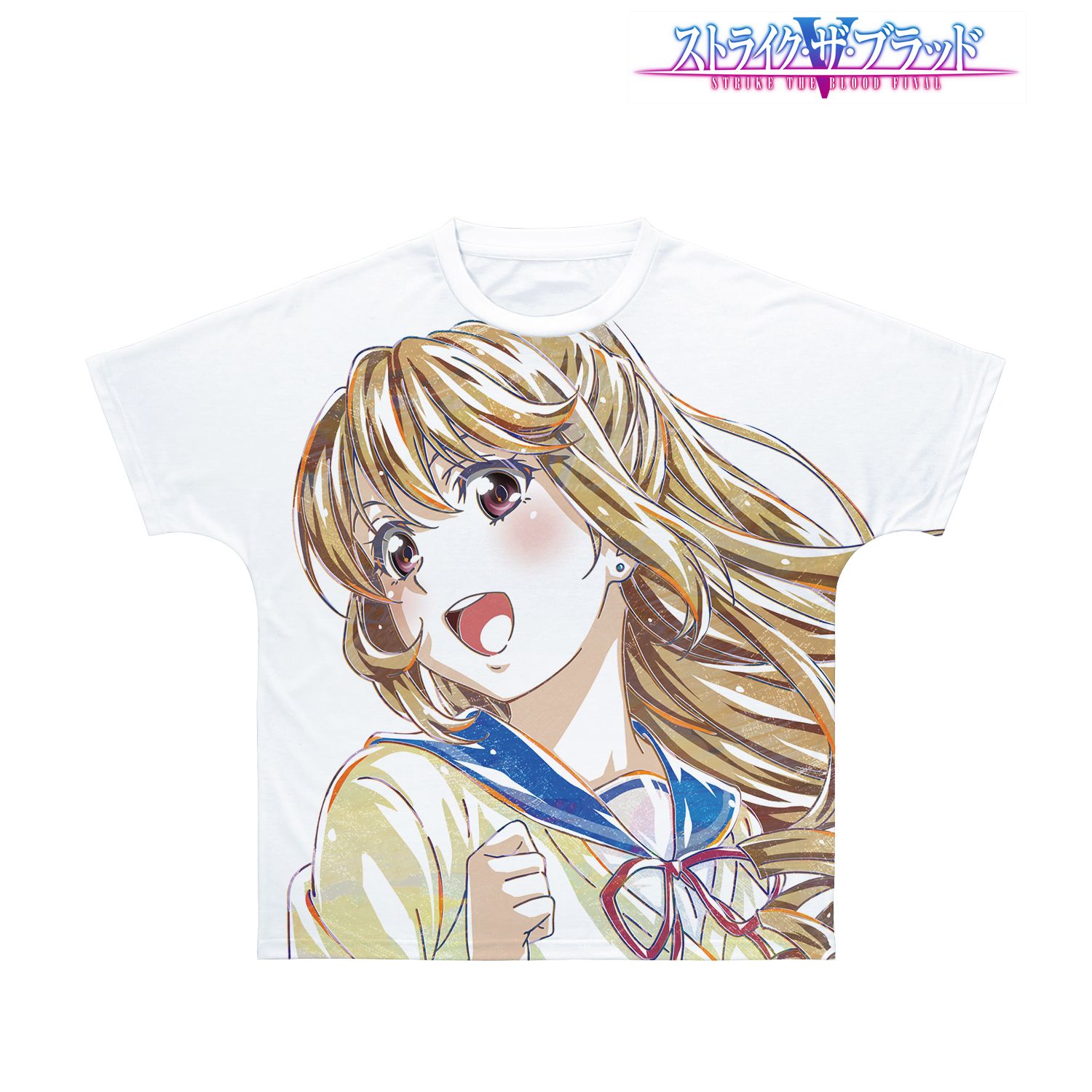 ストライク・ザ・ブラッドFINAL 藍羽浅葱 Ani-Art フルグラフィックTシャツユニセックス(サイズ/XL) Image 3 | AniSmile