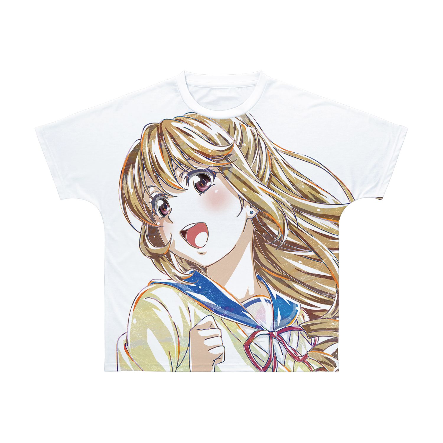 ストライク・ザ・ブラッドFINAL 藍羽浅葱 Ani-Art フルグラフィックTシャツユニセックス(サイズ/XXL) - official product image | AniSmile