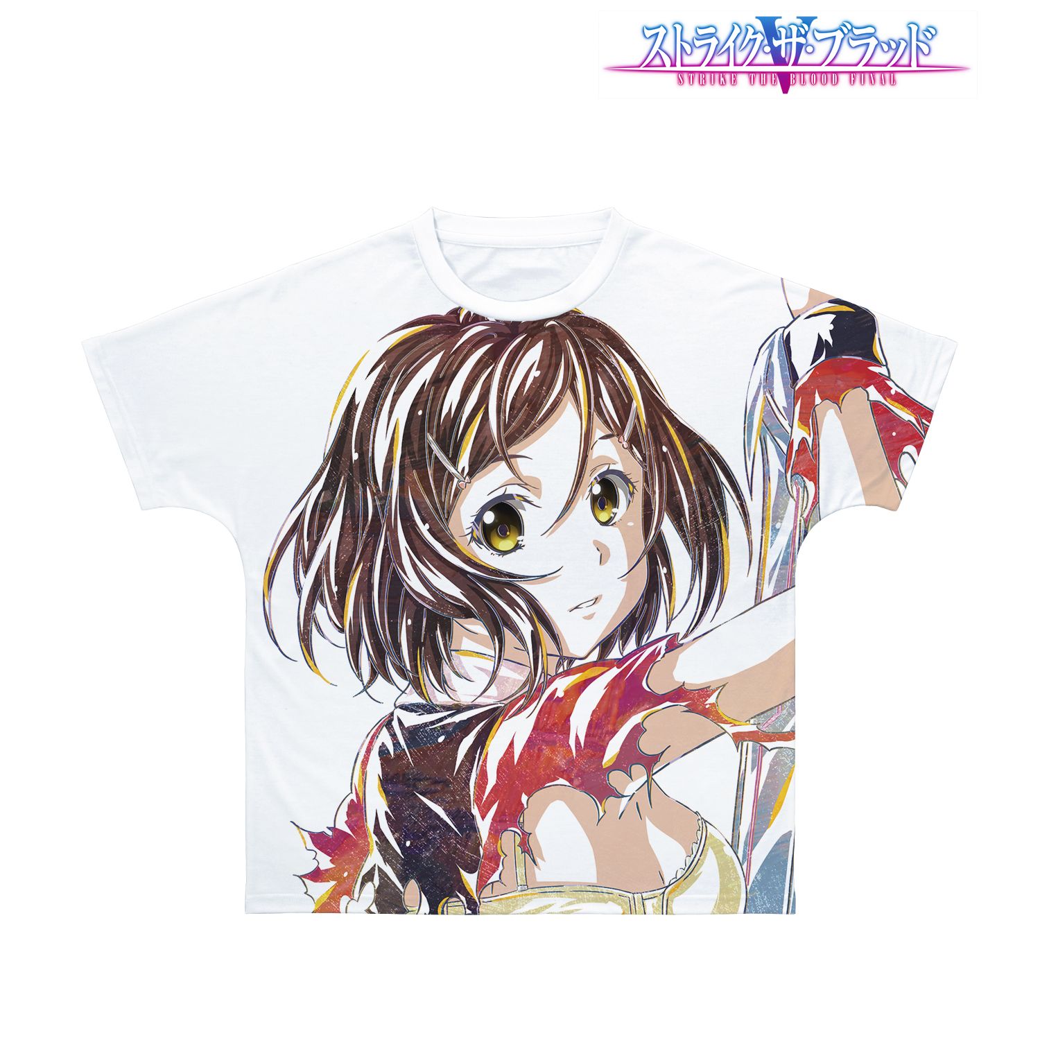 ストライク・ザ・ブラッドFINAL 羽波唯里 Ani-Art フルグラフィックTシャツユニセックス(サイズ/XS) Image 2 | AniSmile