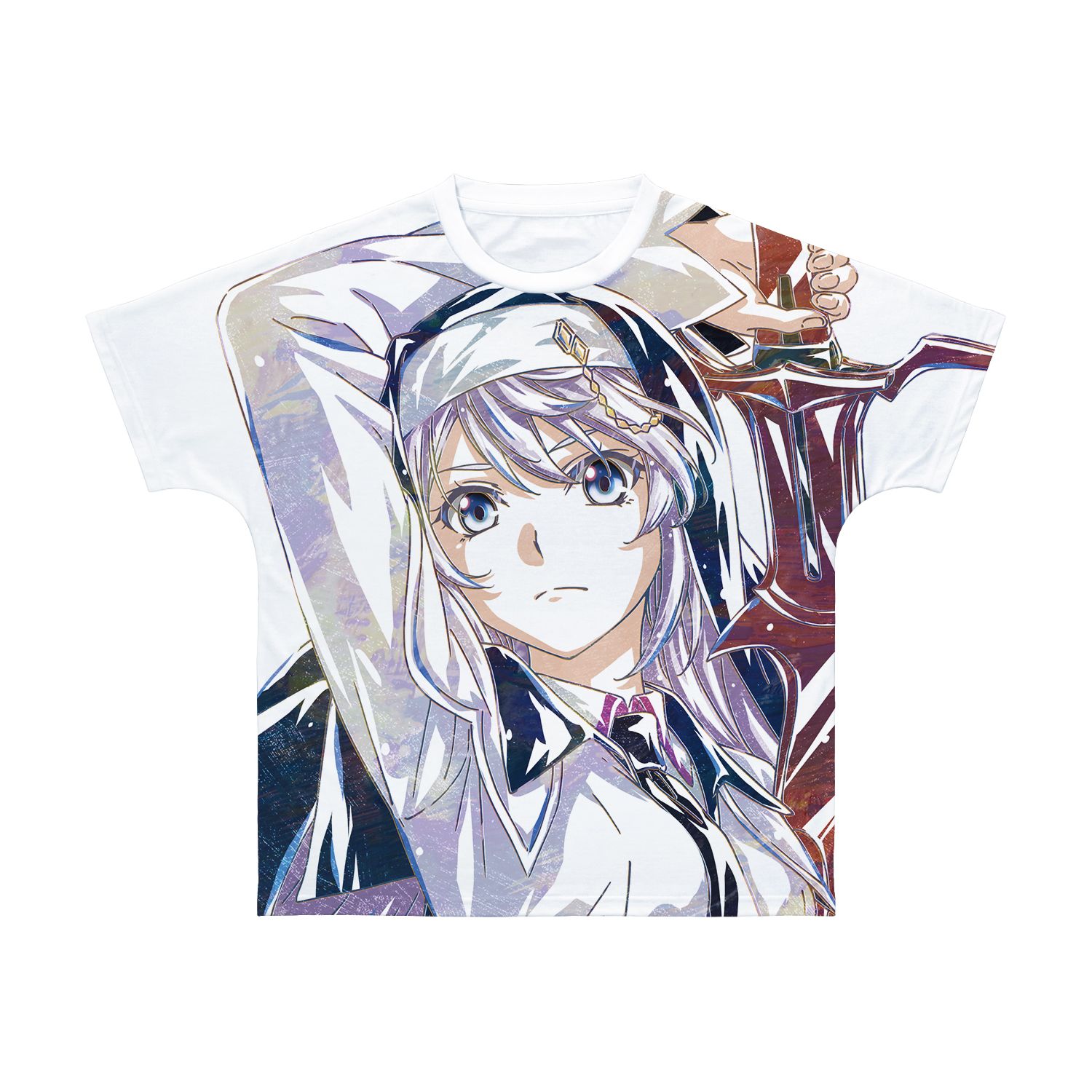 ストライク・ザ・ブラッドFINAL 香菅谷雫梨・カスティエラ Ani-Art フルグラフィックTシャツユニセックス(サイズ/L) - official product image | AniSmile