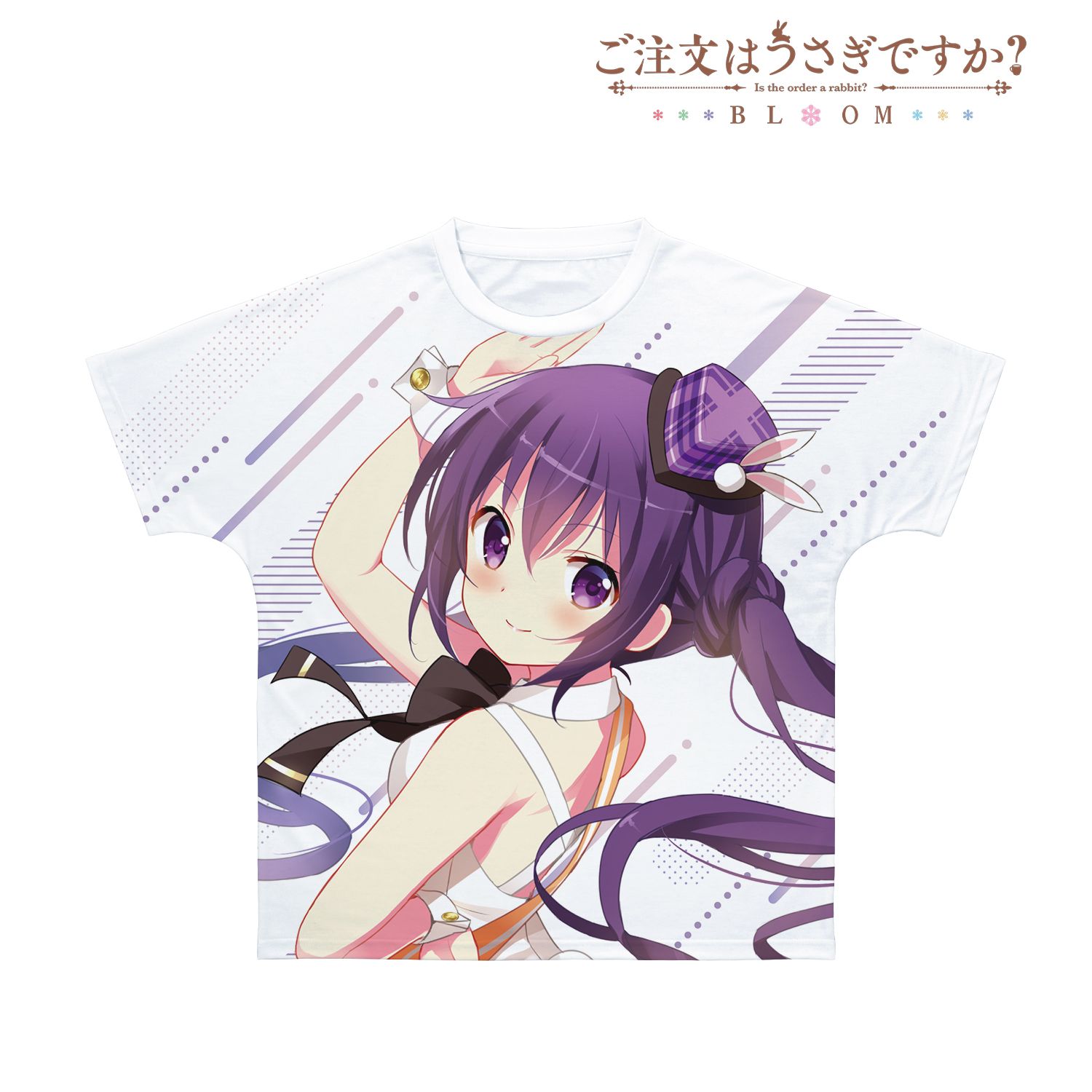 ご注文はうさぎですか? BLOOM リゼ フルグラフィックTシャツユニセックス(サイズ/XS) Image 2 | AniSmile