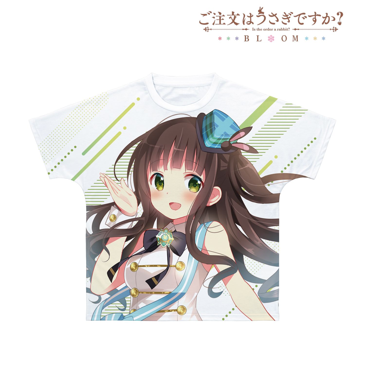 ご注文はうさぎですか? BLOOM 千夜 フルグラフィックTシャツユニセックス(サイズ/L) Image 3 | AniSmile