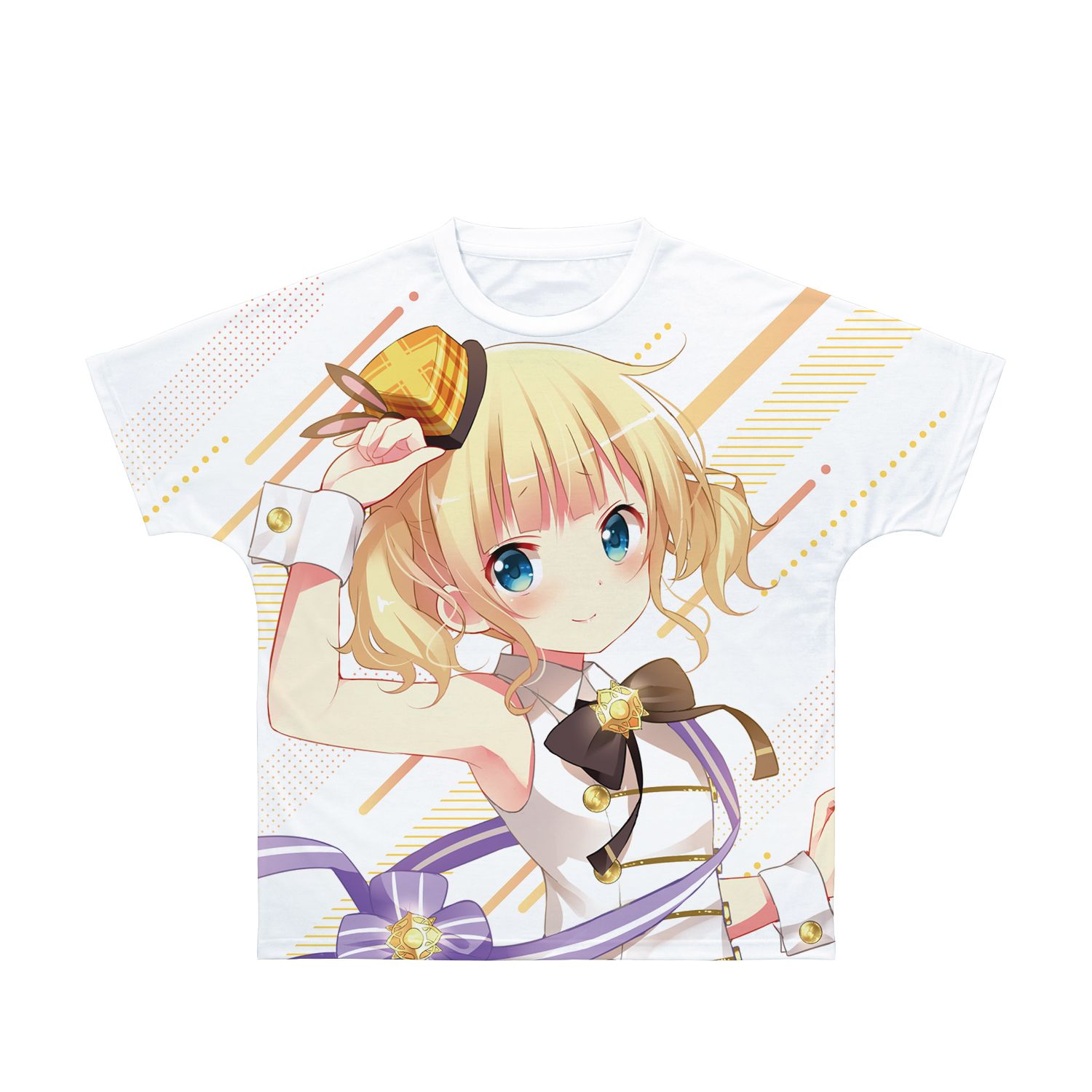 ご注文はうさぎですか? BLOOM シャロ フルグラフィックTシャツユニセックス(サイズ/XL) - AniSmile