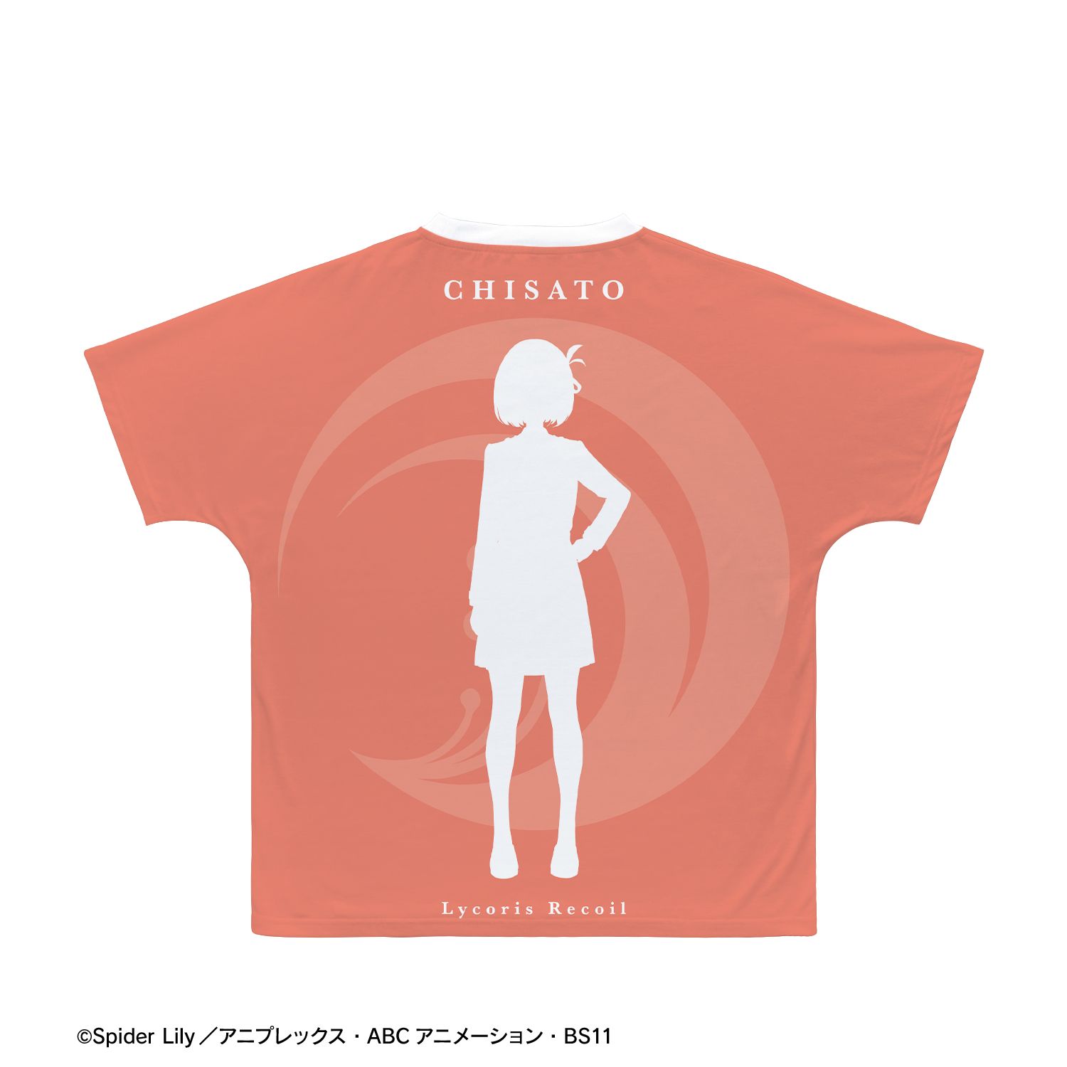 TVアニメ「リコリス・リコイル」 錦木千束 Ani-Art clear label フルグラフィックTシャツユニセックス(サイズ/XS) Image 3 | AniSmile