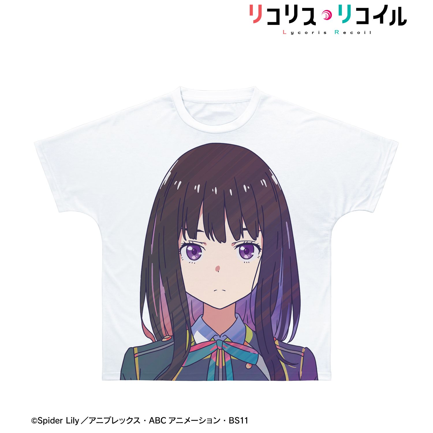 TVアニメ「リコリス・リコイル」 井ノ上たきな Ani-Art clear label フルグラフィックTシャツユニセックス(サイズ/M) Image 3 | AniSmile