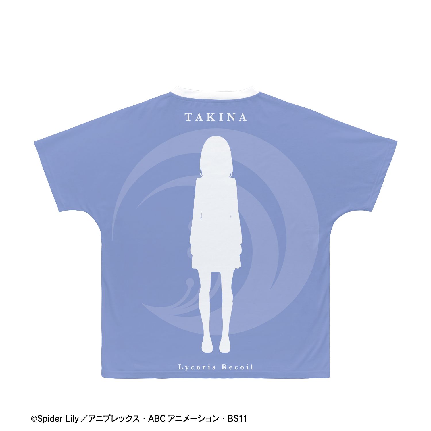 TVアニメ「リコリス・リコイル」 井ノ上たきな Ani-Art clear label フルグラフィックTシャツユニセックス(サイズ/L) - AniSmile