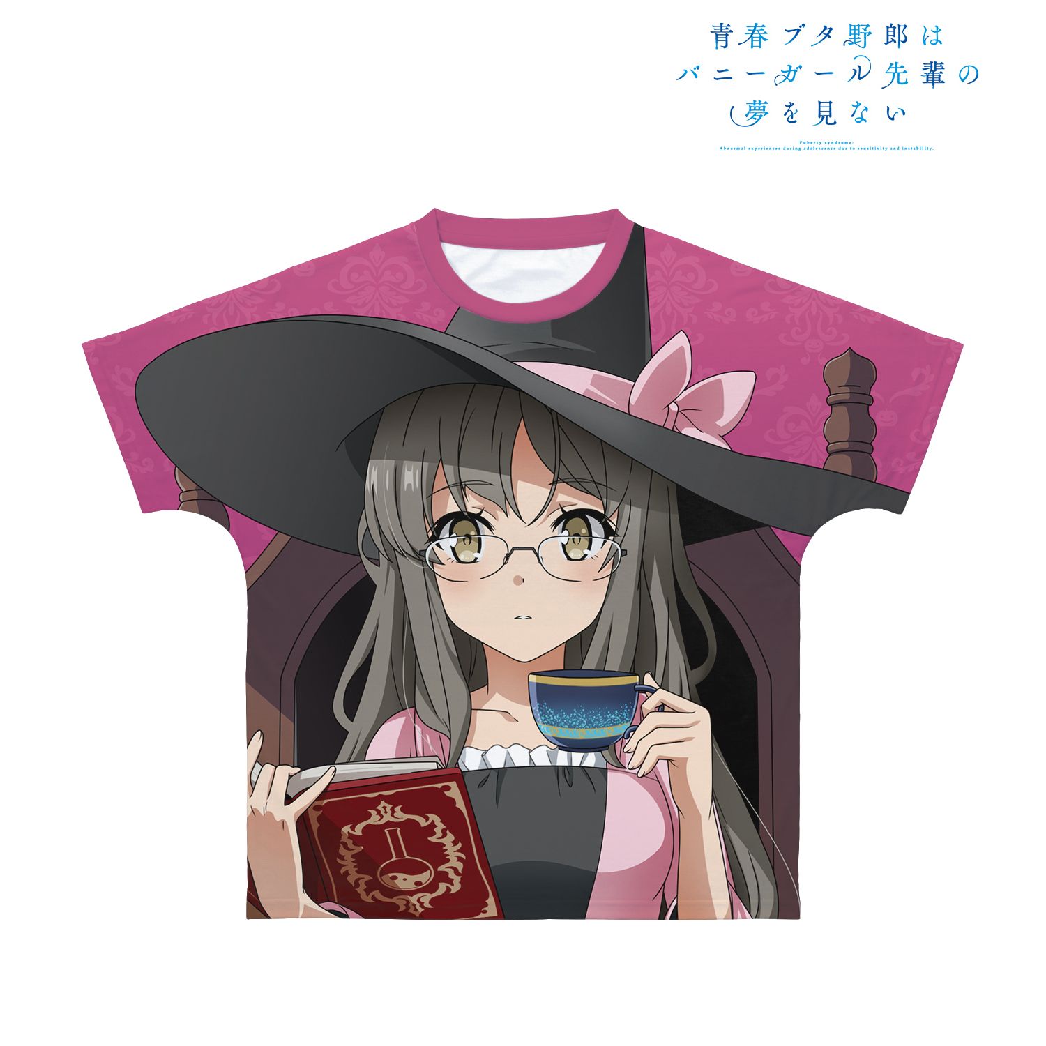 青春ブタ野郎はバニーガール先輩の夢を見ない 描き下ろし 双葉理央 ハロウィン2023ver. フルグラフィックTシャツユニセックス(サイズ/S) Image 3 | AniSmile