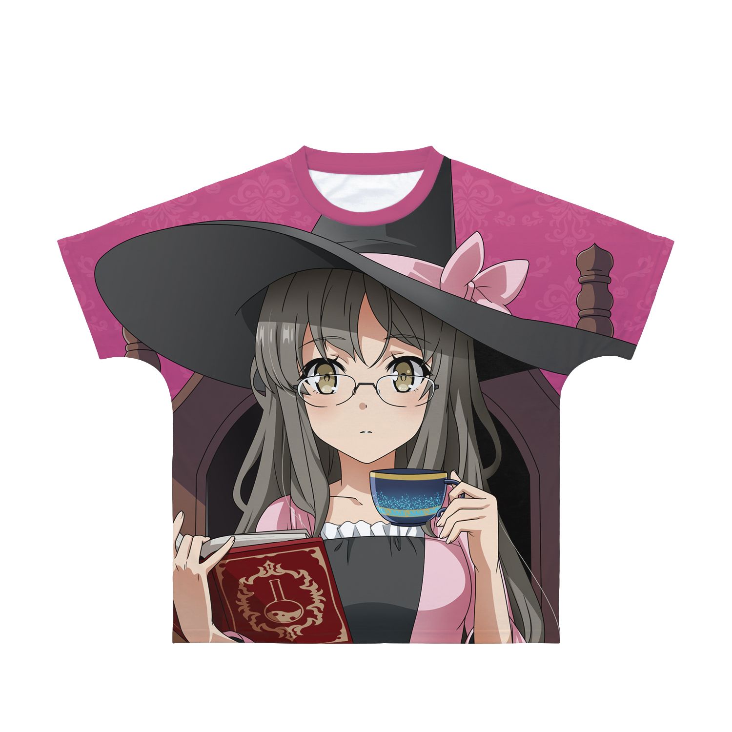 青春ブタ野郎はバニーガール先輩の夢を見ない 描き下ろし 双葉理央 ハロウィン2023ver. フルグラフィックTシャツユニセックス(サイズ/M) - official product image | AniSmile