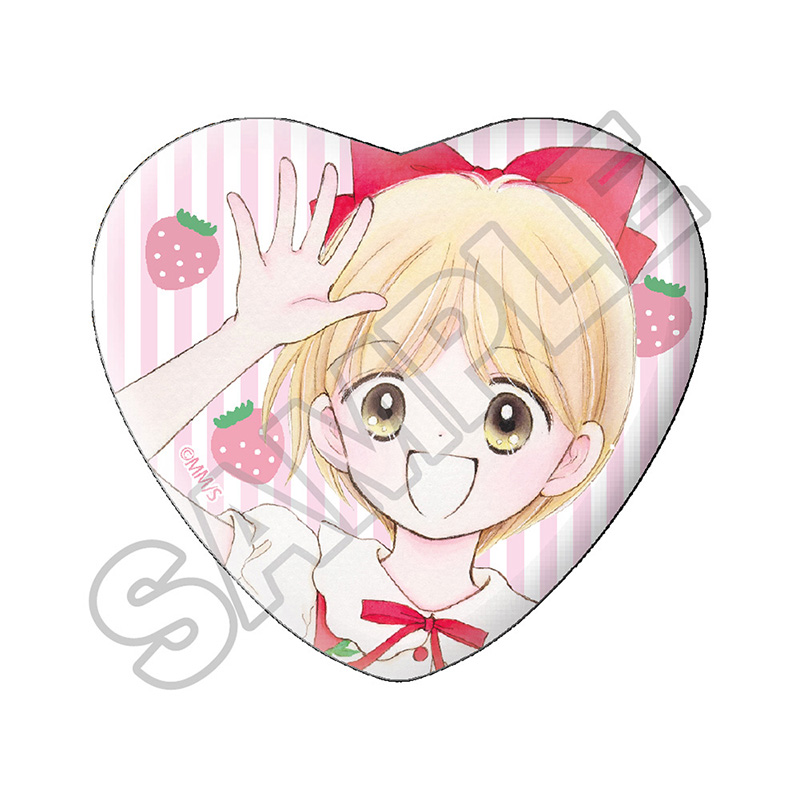 姫ちゃんのリボン いちごワンピース ハート缶バッジ ※1BOX=6入 图片 2 | AniSmile