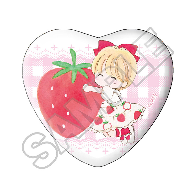 姫ちゃんのリボン いちごワンピース ハート缶バッジ ※1BOX=6入 图片 4 | AniSmile