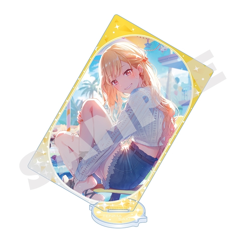 PJSK プロジェクトセカイ カラフルステージ! feat.初音ミク カラフルフェスティバル カード型アクリルスタンド 天馬咲希 - official product image | AniSmile
