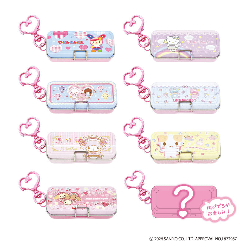 Vol1430 サンリオキャラクターズTDミニ缶ペンケースキーホルダーBOX(全8種) - AniSmile