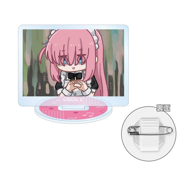 アニメ「ぼっち・ざ・ろっく!」 後藤ひとり ゆるコマ アクリルスタンドマルチバッジ - AniSmile