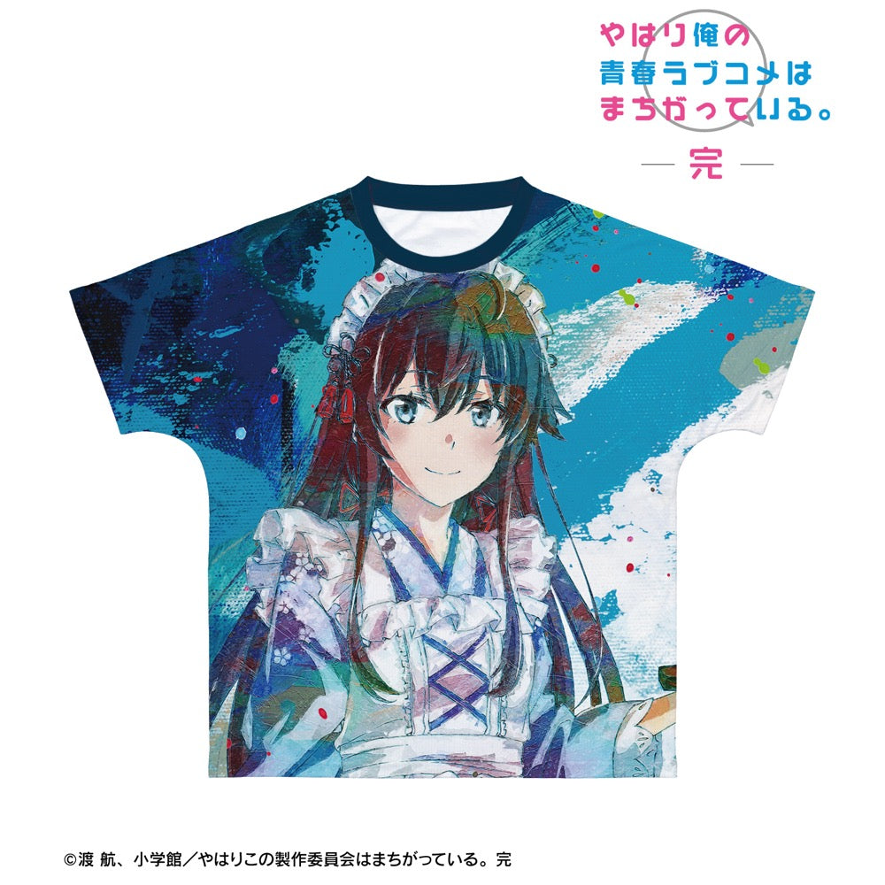 やはり俺の青春ラブコメはまちがっている。完 描き下ろし 雪ノ下雪乃 和風メイド服ver. grunge CANVAS フルグラフィックTシャツユニセックス(サイズ/XXS) Image 2 | AniSmile