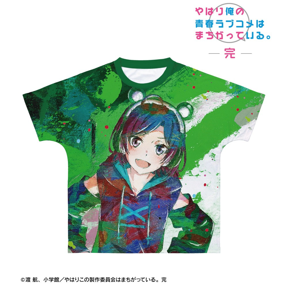 やはり俺の青春ラブコメはまちがっている。完 描き下ろし 比企谷小町 ゲーミングファッションver. grunge CANVAS フルグラフィックTシャツユニセックス(サイズ/XXS) 图片 2 | AniSmile