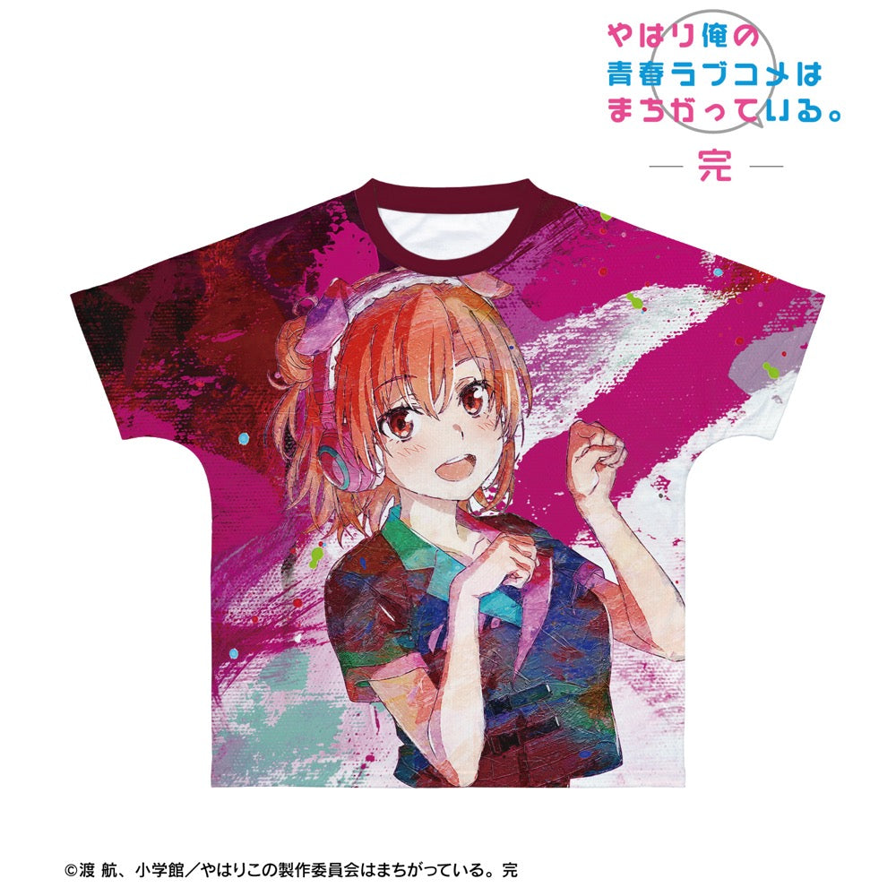 やはり俺の青春ラブコメはまちがっている。完 描き下ろし 由比ヶ浜結衣 ゲーミングファッションver. grunge CANVAS フルグラフィックTシャツユニセックス(サイズ/XXS) 画像 2 | AniSmile