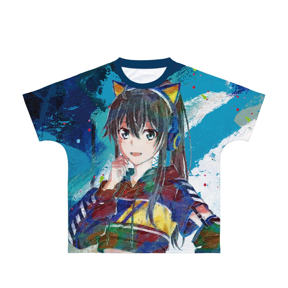 やはり俺の青春ラブコメはまちがっている。完 描き下ろし 雪ノ下雪乃 ゲーミングファッションver. grunge CANVAS フルグラフィックTシャツユニセックス(サイズ/XXS) - official product image | AniSmile