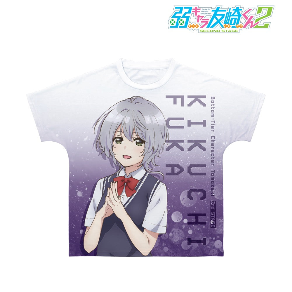 弱キャラ友崎くん 2nd STAGE 菊池風香 フルグラフィックTシャツユニセックス(サイズ/XXS) 图片 2 | AniSmile