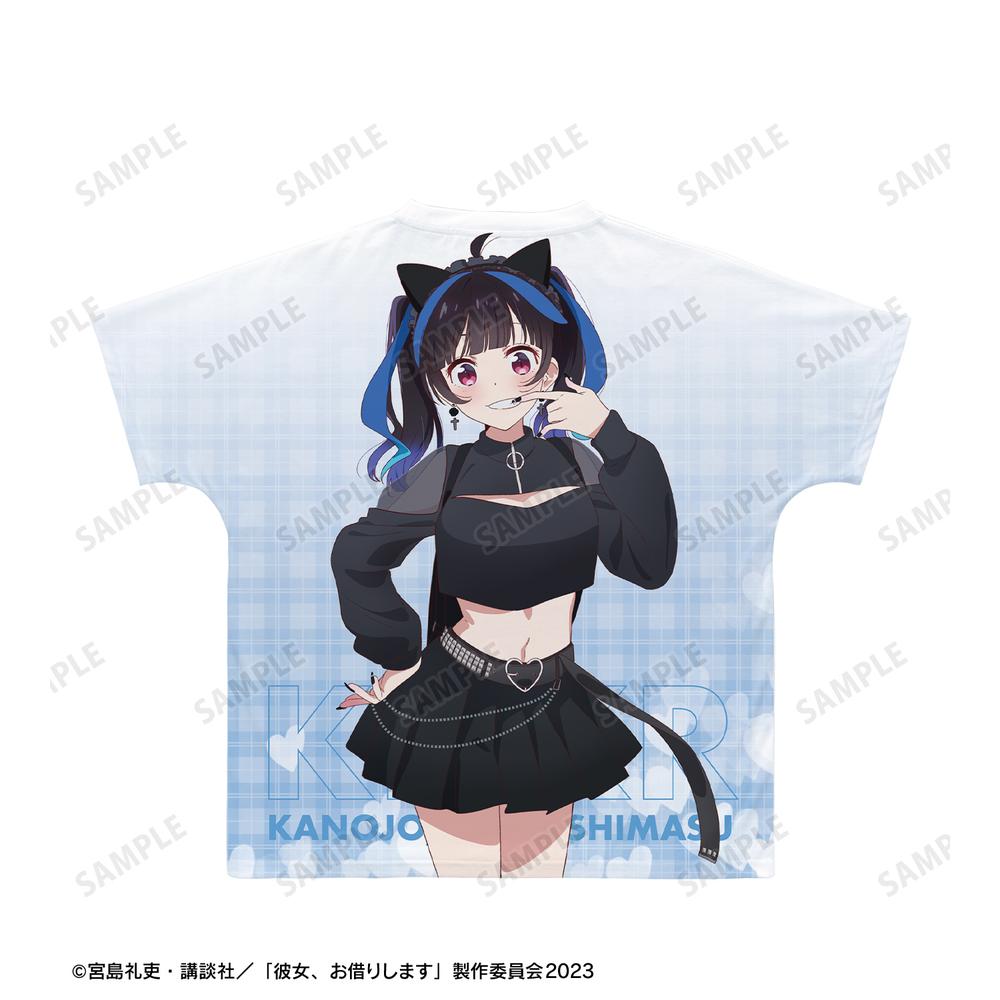 TVアニメ『彼女、お借りします』 描き下ろし 八重森みに ガーリーファッションver. フルグラフィックTシャツユニセックス(サイズ/XXL) 图片 3 | AniSmile