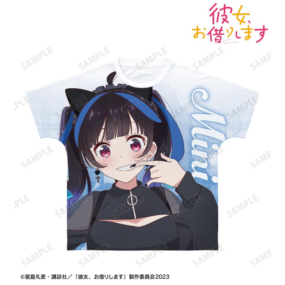 TVアニメ『彼女、お借りします』 描き下ろし 八重森みに ガーリーファッションver. フルグラフィックTシャツユニセックス(サイズ/S) 图片 2 | AniSmile