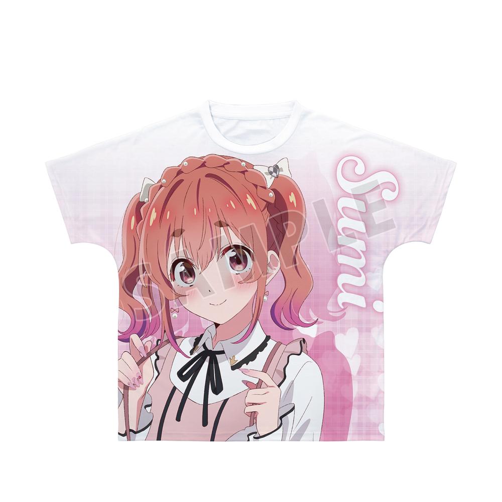 TVアニメ『彼女、お借りします』 描き下ろし 桜沢 墨 ガーリーファッションver. フルグラフィックTシャツユニセックス(サイズ/M) - AniSmile