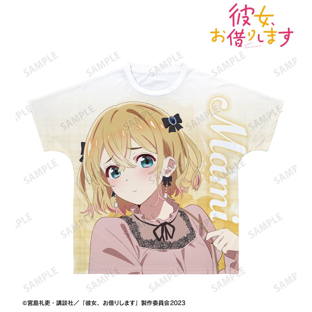 TVアニメ『彼女、お借りします』 描き下ろし 七海麻美 ガーリーファッションver. フルグラフィックTシャツユニセックス(サイズ/XXS) 图片 2 | AniSmile