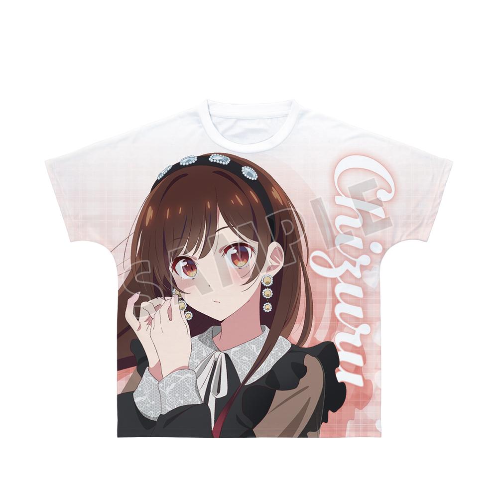 TVアニメ『彼女、お借りします』 描き下ろし 水原千鶴 ガーリーファッションver. フルグラフィックTシャツユニセックス(サイズ/XXXL) - AniSmile