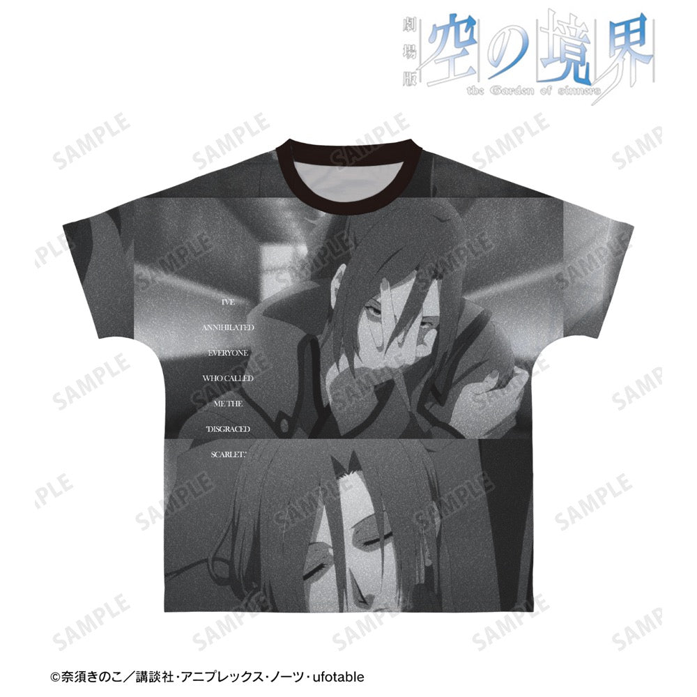 劇場版「空の境界」 蒼崎橙子 フルグラフィックTシャツユニセックス(サイズ/XXS) 图片 2 | AniSmile