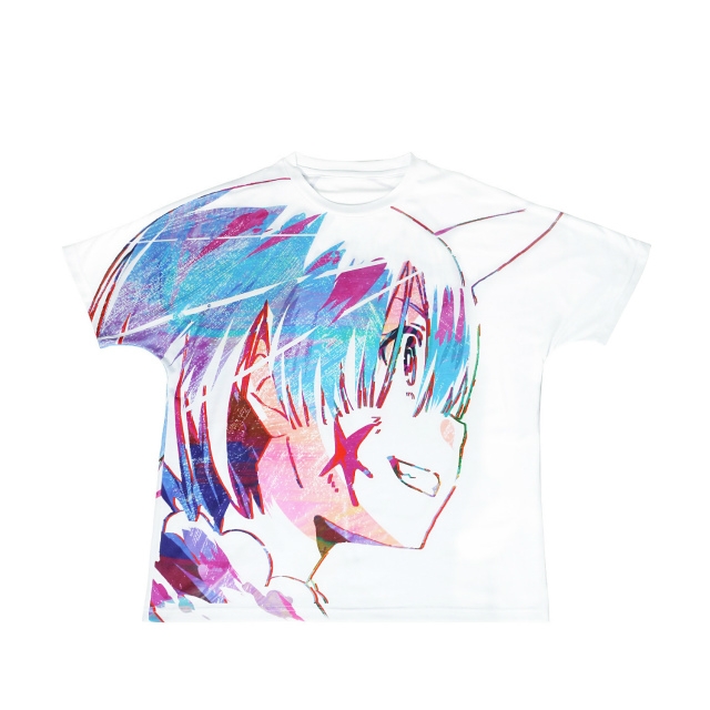 Re:ゼロから始める異世界生活 Ani-Art フルグラフィックTシャツ(レム)ユニセックス(サイズ/ ) - AniSmile