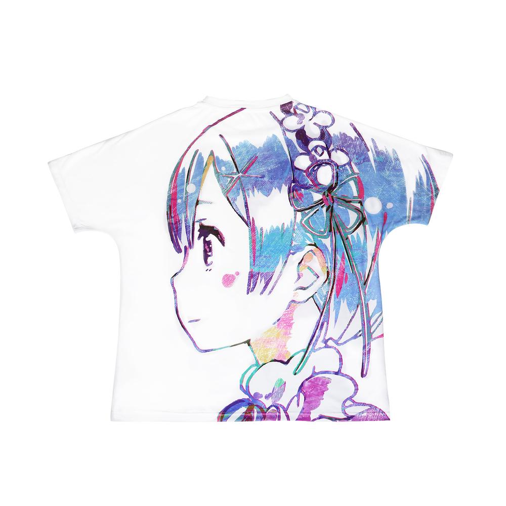 Re:ゼロから始める異世界生活 Ani-Art フルグラフィックTシャツ(レム)ユニセックス(サイズ/XS) 画像 4 | AniSmile