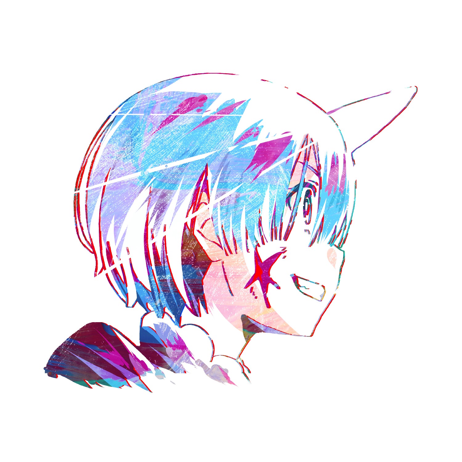 Re:ゼロから始める異世界生活 Ani-Art フルグラフィックTシャツ(レム)ユニセックス(サイズ/XXS) 图片 2 | AniSmile