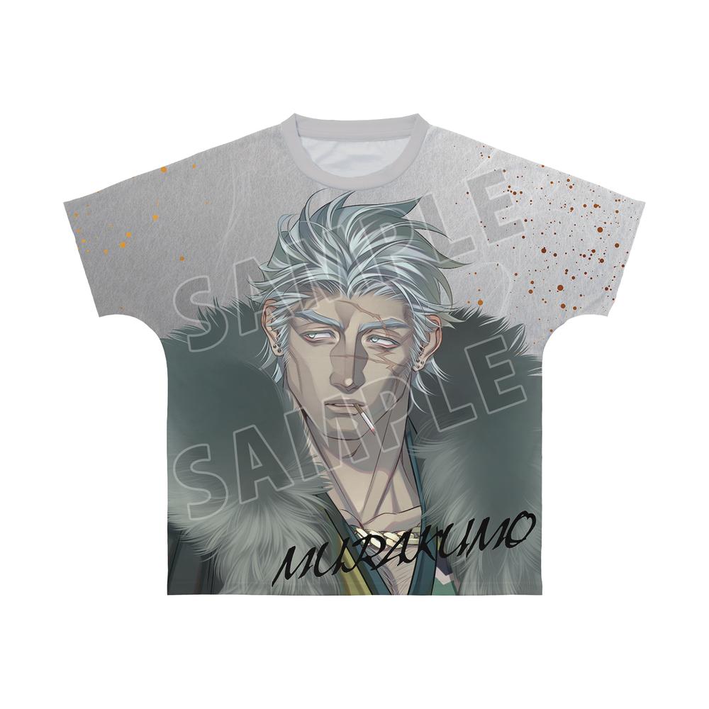 ZONE-00 九条キヨ先生 描き下ろし 叢雲 和装ver. フルグラフィックTシャツユニセックス(サイズ/XXXL) - AniSmile