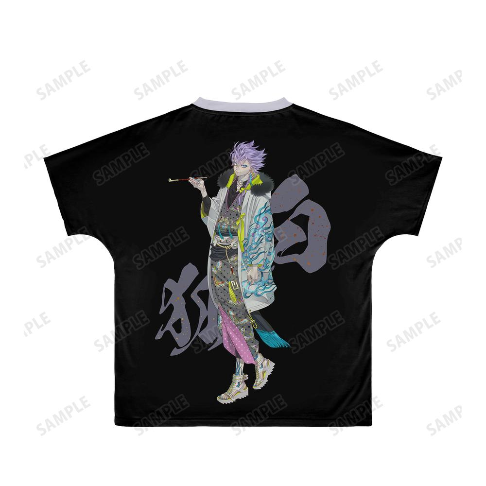 ZONE-00 九条キヨ先生 描き下ろし 白狐 和装ver. フルグラフィックTシャツユニセックス(サイズ/XS) 图片 3 | AniSmile