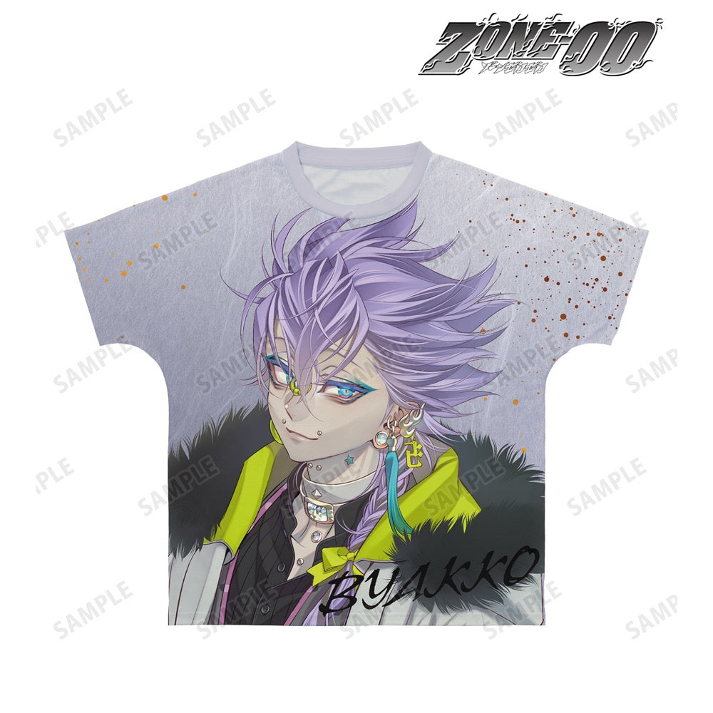 ZONE-00 九条キヨ先生 描き下ろし 白狐 和装ver. フルグラフィックTシャツユニセックス(サイズ/XXS) 图片 2 | AniSmile