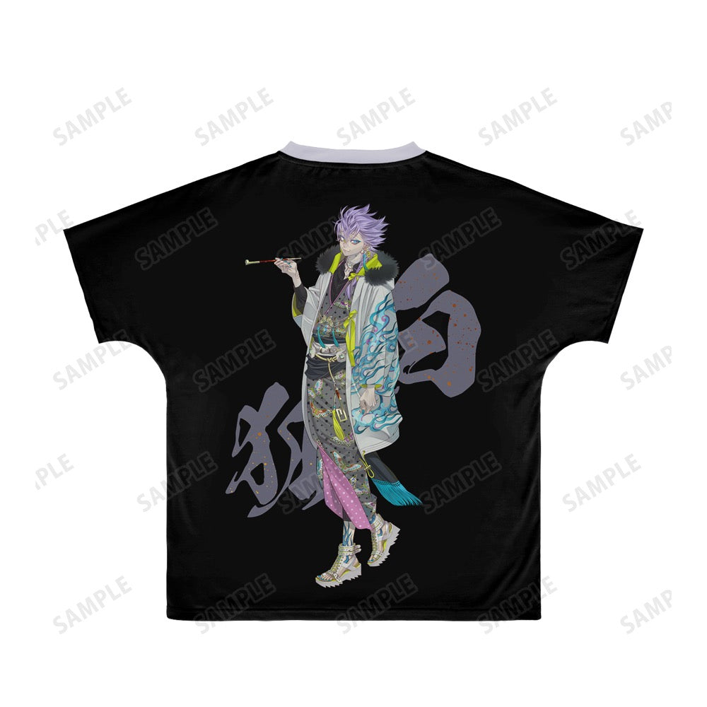 ZONE-00 九条キヨ先生 描き下ろし 白狐 和装ver. フルグラフィックTシャツユニセックス(サイズ/XXS) 图片 3 | AniSmile
