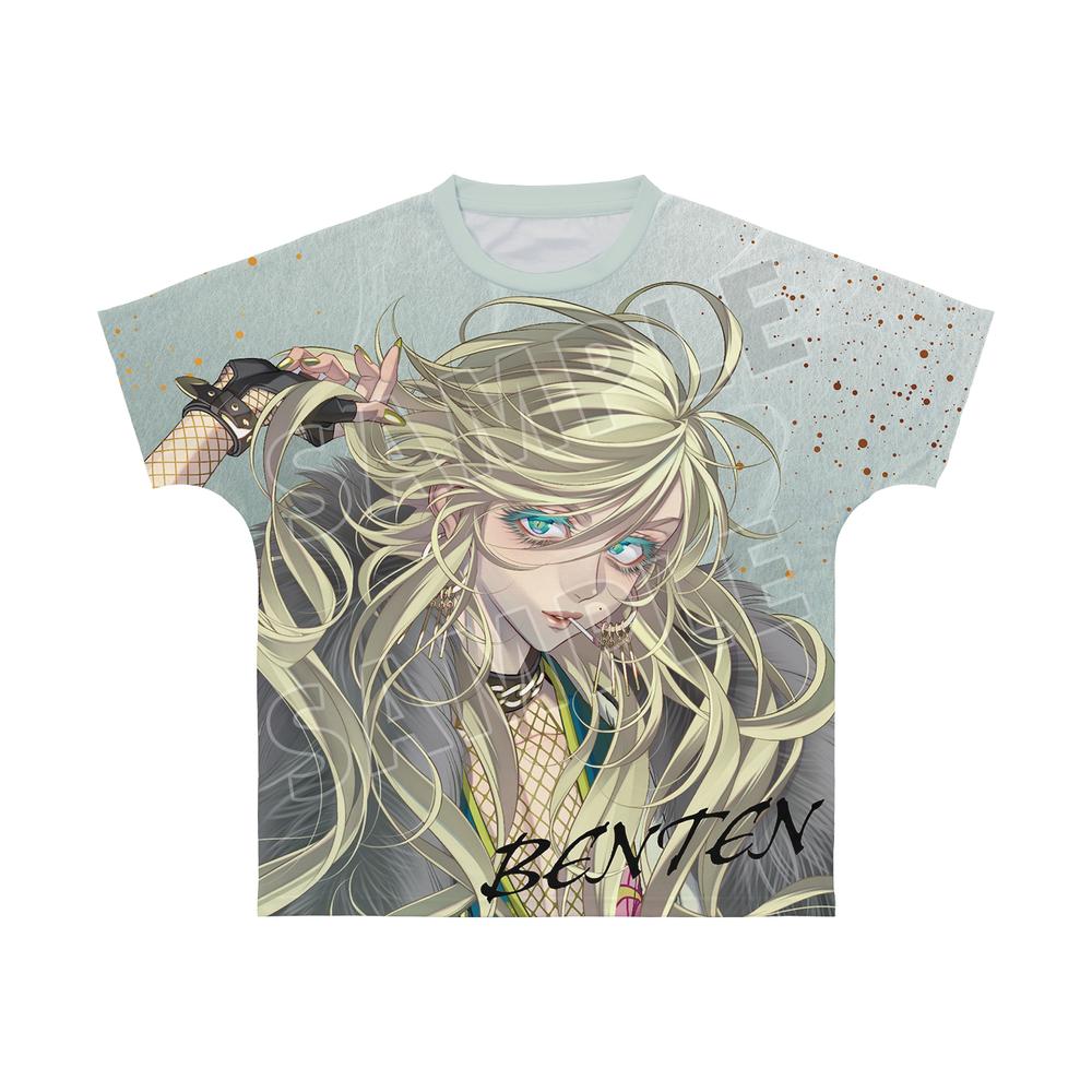 ZONE-00 九条キヨ先生 描き下ろし 弁天 和装ver. フルグラフィックTシャツユニセックス(サイズ/XXL) - AniSmile