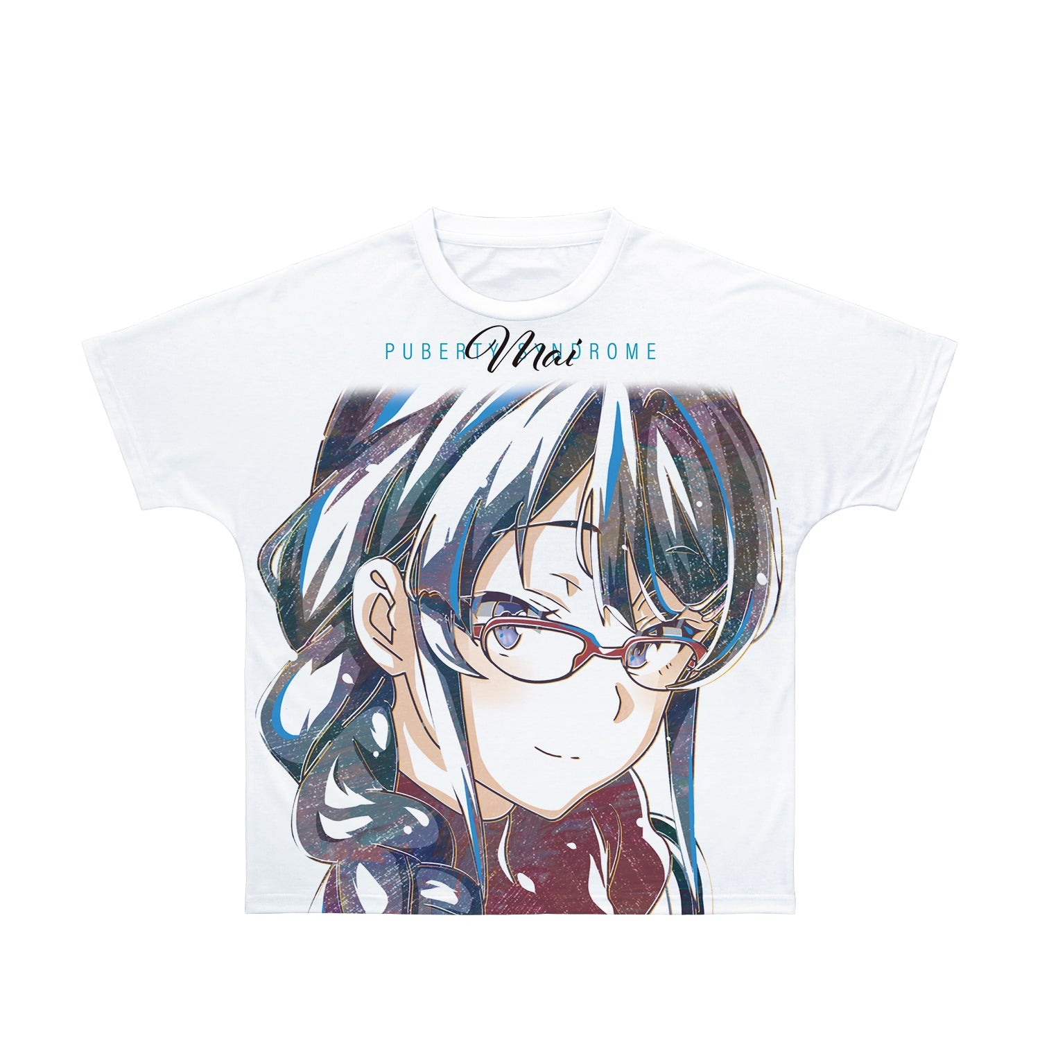 青春ブタ野郎はおでかけシスターの夢を見ない 桜島麻衣 Ani-Art フルグラフィックTシャツユニセックス(サイズ/XXS) - AniSmile